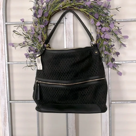 kMart Bags Kmart Nwt Black Faux Leather Bag Poshmark